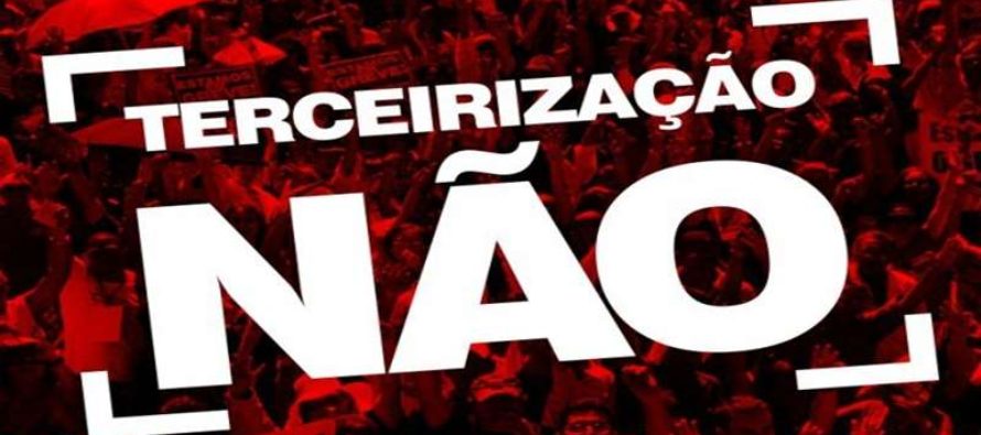 Projeto de terceirização é atentado contra movimento sindical, diz CUT