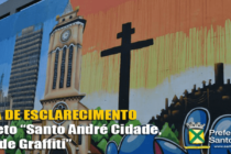 NOTA DE ESCLARECIMENTO – Projeto “Santo André, Cidade Graffitti”