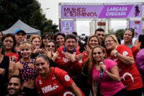 Prefeito Carlos Grana (PT) participou de corrida: MULHER DETERMINADA