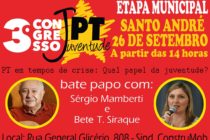 Juventude Santo André convida: Bate papo com Sergio Marberti e Bete Siraque