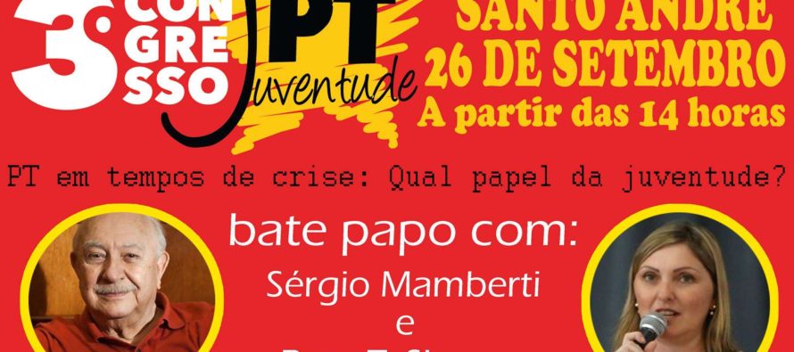 Juventude Santo André convida: Bate papo com Sergio Marberti e Bete Siraque