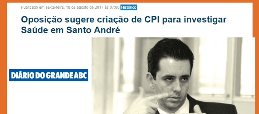 PT cogita CPI para investigar a Saúde no governo Paulinho Serra (PSDB)