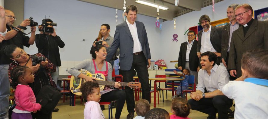 Em 2015 Haddad abriu 33 mil vagas para creches em São Paulo