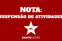 NOTA: SUSPENSÃO DE ATIVIDADES