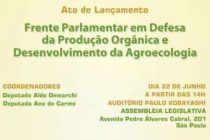 Ana do Carmo coordena Frente Parlamentar em Defesa da Agricultura Orgânica e da Agroecologia
