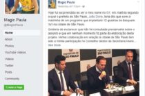 Magic Paula desmente Doria: “Não fiz parte da elaboração deste projeto”