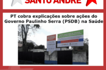 PT Santo André protocola documento que cobra explicações sobre ações do Governo Paulinho Serra (PSDB) na Saúde