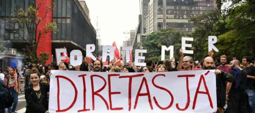 Mobilização Nacional pelas #DiretasJá e #ForaTemer acontece na próxima quarta-feira (02/08)