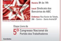 Santo André: Ciro Marcondes Filho participa de debate em Etapa do 5º Congresso do PT neste sábado (30 /05)