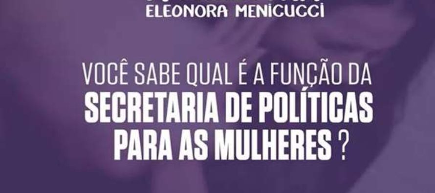 Ministra Eleonora Menicucci conversa com internautas hoje as 16h