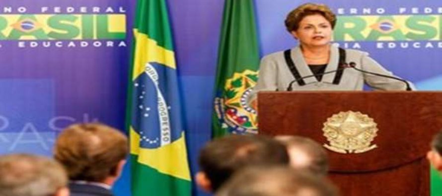 “Dei minha vida para que o povo pudesse protestar”, diz Dilma