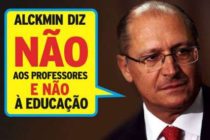 Professores repetem queixas e denúncias de abandono por parte do governo Alckmin