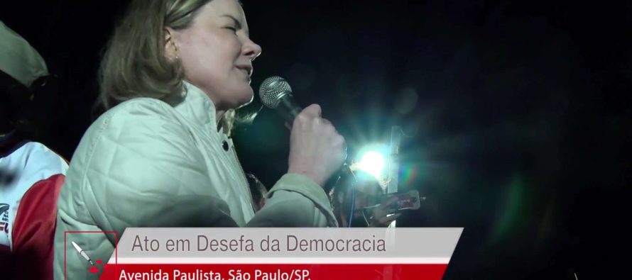 Gleisi Hoffmann | Ato em defesa da Democracia