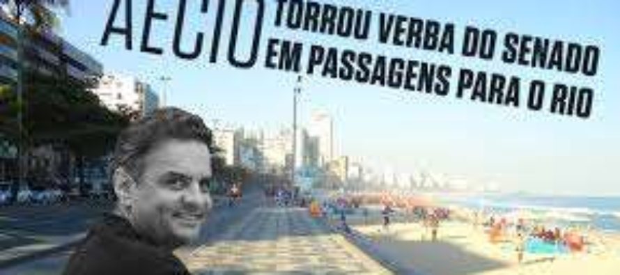 Aécio gasta mais com viagens ao Rio do que para Minas, estado que o elegeu
