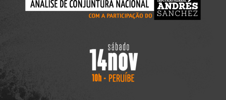 #DiadeMobilizaçãoPTSP: Macro Baixada Santista – Andrés Sanchez participa de #DiadeMobilizaçãoPTSP neste sábado (14)