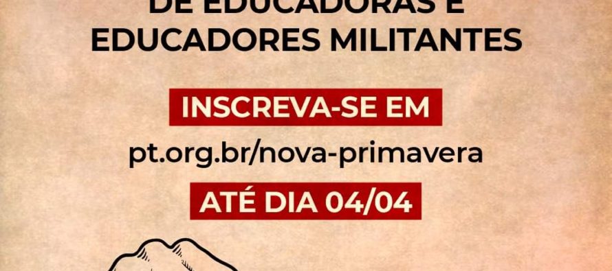 Jornada de Formação de Educadores e Educadoras Militantes