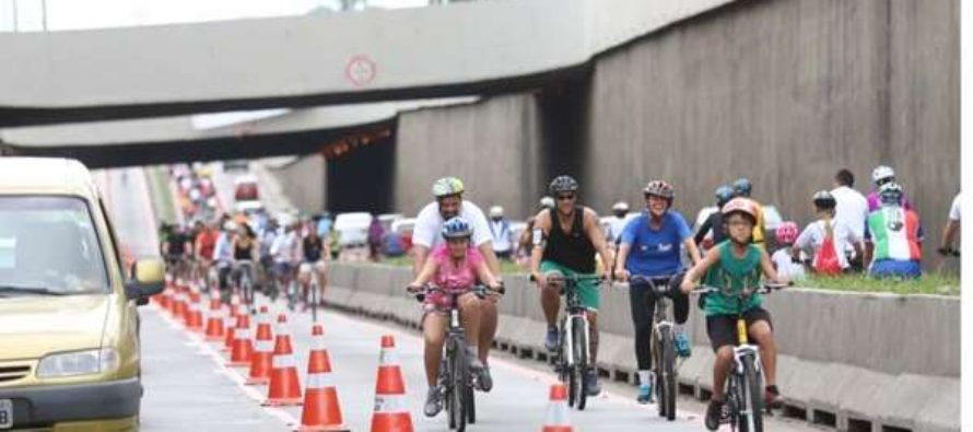 Governo Grana entrega primeira ciclofaixa de lazer da cidade