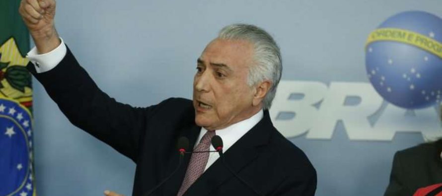 Janot denuncia Temer como chefe do ‘quadrilhão’ do PMDB na Câmara