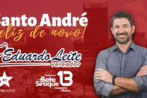 EDUARDO LEITE: SANTO ANDRÉ PRECISA REVER SUA VOCAÇÃO