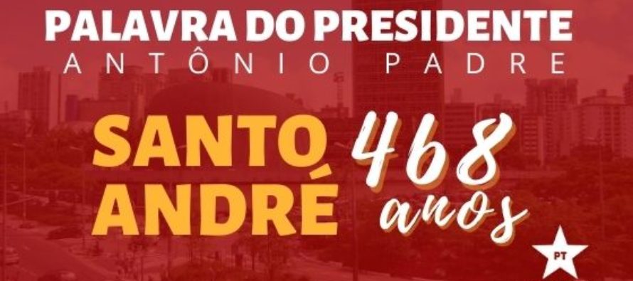 ANTONIO PADRE: PARABÉNS, SANTO ANDRÉ