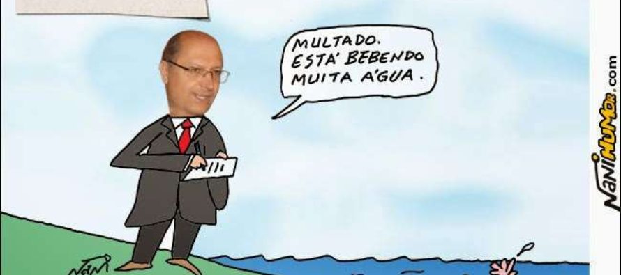 Alckmin: muitas promessas e pouca água em SP