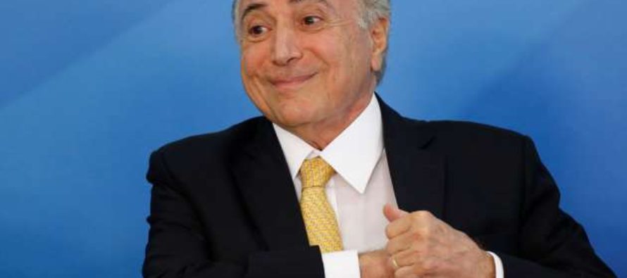 Odebrecht pagou propinas ao PMDB após reunião com chefe de quadrilha, Michel Temer