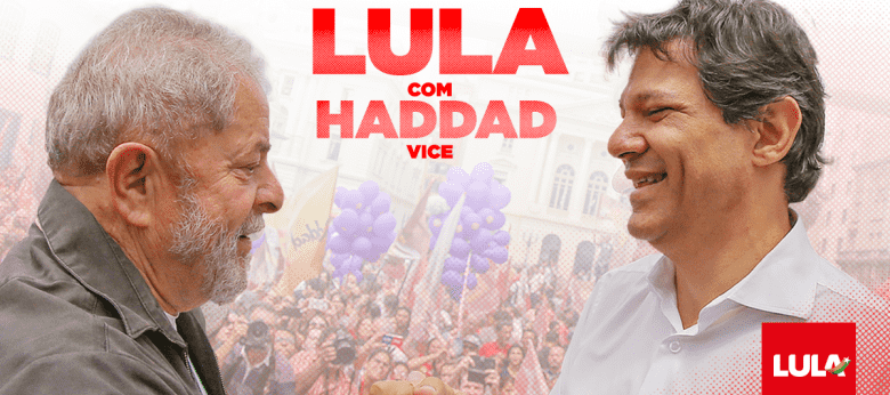 Lula, Haddad e Manuela: PT e PCdoB anunciam chapa nacional