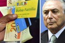 Temer faz o maior corte da história do Bolsa Família: 543 mil famílias sem benefícios