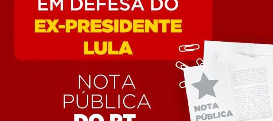Nota Oficial: Lula é candidato do povo brasileiro